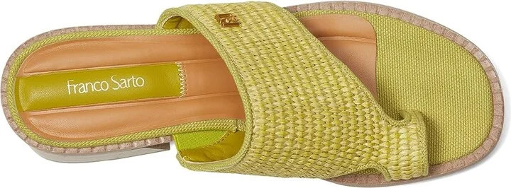 Franco Sarto Sia Women's Sandals Seaweed : 6 M, Leather/Rubber - Image 2
