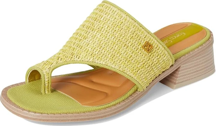 Franco Sarto Sia Women's Sandals Seaweed : 6 M, Leather/Rubber - Image 5