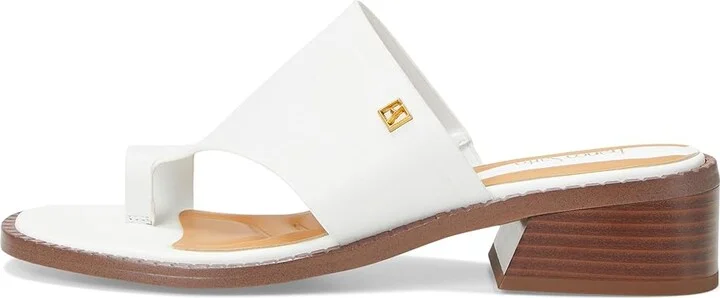 Franco Sarto Sia Women's Sandals White : 7 M, Leather/Rubber - Image 6