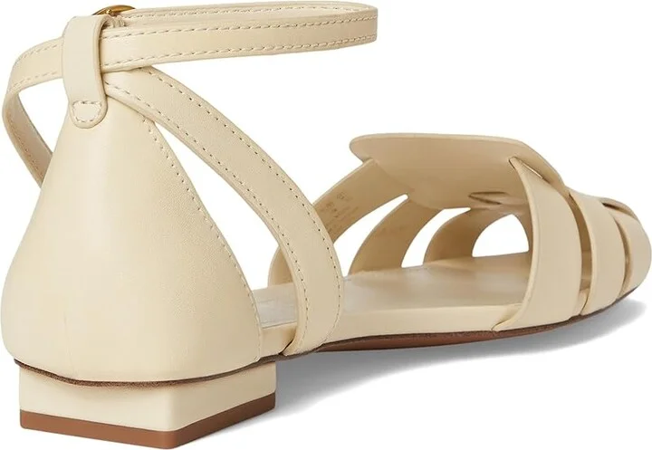 Franco Sarto Taylon Women's Sandals Ivory White : 8.5 M, Leather - Image 4