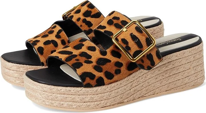 Franco Sarto Taziana Women's Dress Sandals Leopard Print : 6.5 M, Synthetic