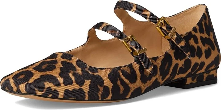 Franco Sarto Tesoro Mary Jane Women's Shoes Leopard Print : 10 M, Leather/Textile - Image 5