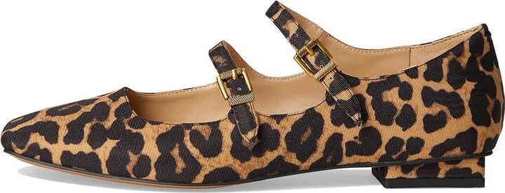Franco Sarto Tesoro Mary Jane Women's Shoes Leopard Print : 10 M, Leather/Textile - Image 6