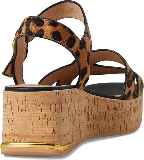 Franco Sarto Tilly Women's Wedge Shoes Brown : 7.5 M, Leather/Rubber - Image 4