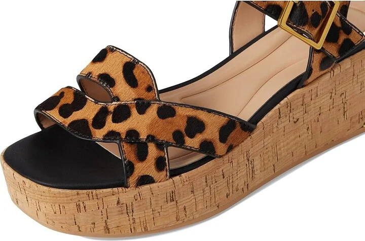 Franco Sarto Tilly Women's Wedge Shoes Brown : 7.5 M, Leather/Rubber - Image 7