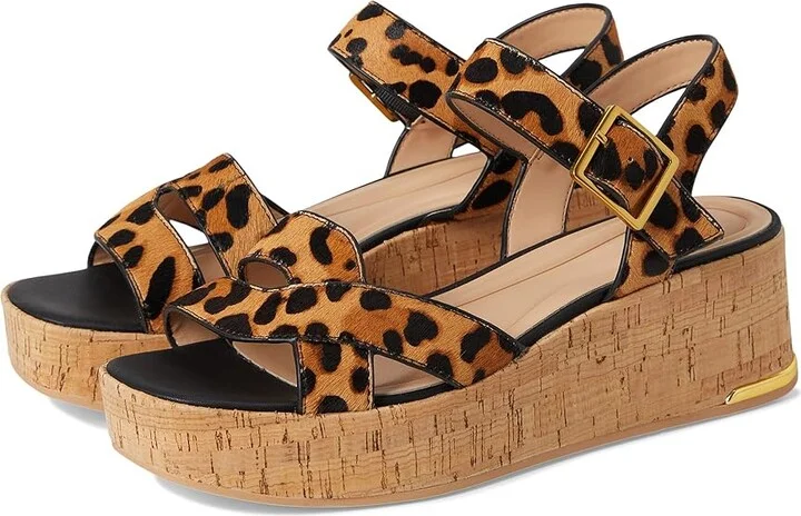 Franco Sarto Tilly Women's Wedge Shoes Brown : 7.5 M, Leather/Rubber
