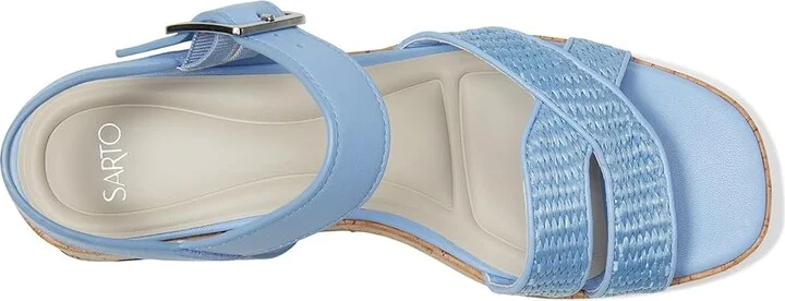 Franco Sarto Tilly Women's Wedge Shoes Denim Blue : 8 M - Image 2