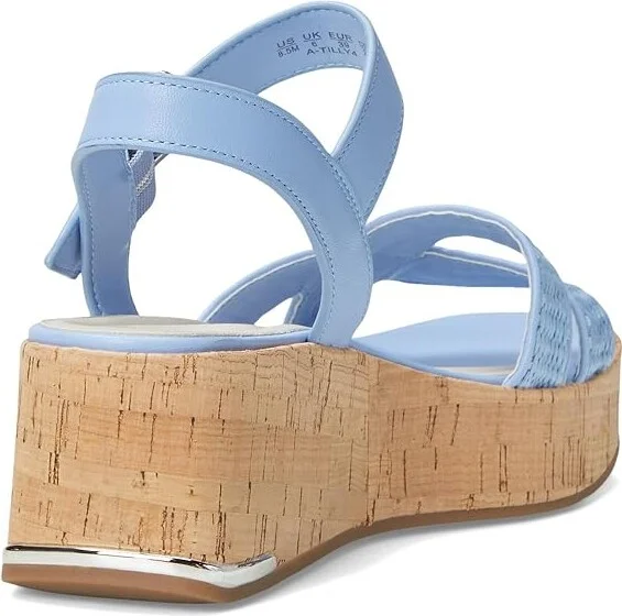Franco Sarto Tilly Women's Wedge Shoes Denim Blue : 8 M - Image 4