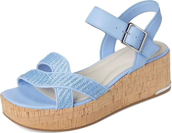 Franco Sarto Tilly Women's Wedge Shoes Denim Blue : 8 M - Image 5