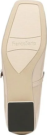 Franco Sarto Tinsley Mary Jane Flats Women's Flat Shoes Beige Synthetic : 10 M - Image 3