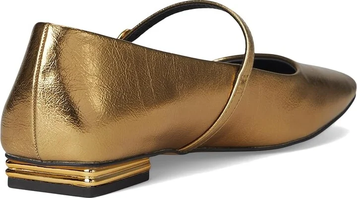 Franco Sarto Tinsley Mary Jane Flats Women's Flat Shoes Bronze Metallic : 6.5 M, Leather/Rubber - Image 4