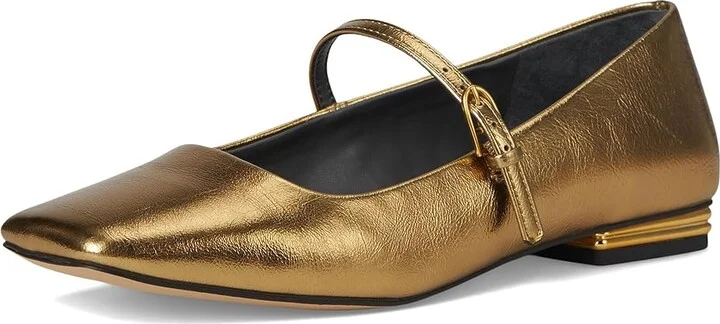 Franco Sarto Tinsley Mary Jane Flats Women's Flat Shoes Bronze Metallic : 6.5 M, Leather/Rubber - Image 5