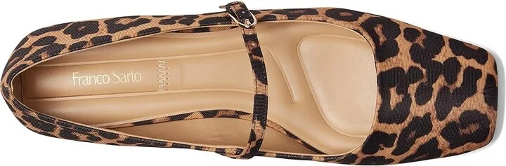Franco Sarto Tinsley Mary Jane Flats Women's Flat Shoes Camel Brown : 10 W, Synthetic - Image 2