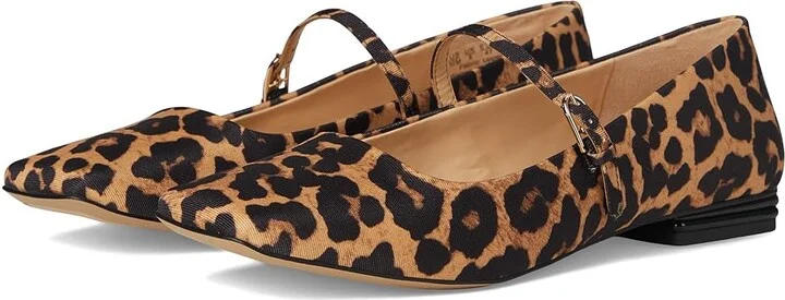 Franco Sarto Tinsley Mary Jane Flats Women's Flat Shoes Camel Brown : 10 W, Synthetic
