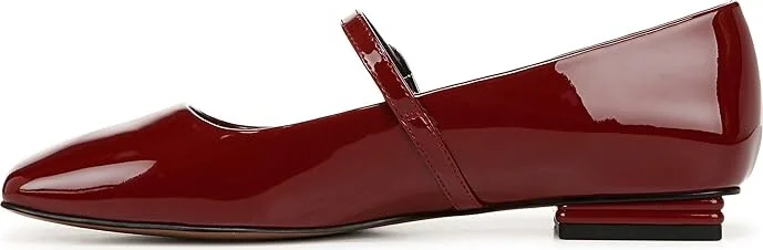 Franco Sarto Tinsley Mary Jane Flats Women's Flat Shoes Gothic Red Patent : 9 M, Leather/Rubber - Image 5