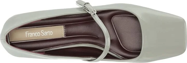 Franco Sarto Tinsley Mary Jane Flats Women's Flat Shoes Grey Synthetic : 5 M - Image 2