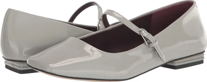 Franco Sarto Tinsley Mary Jane Flats Women's Flat Shoes Grey Synthetic : 5 M