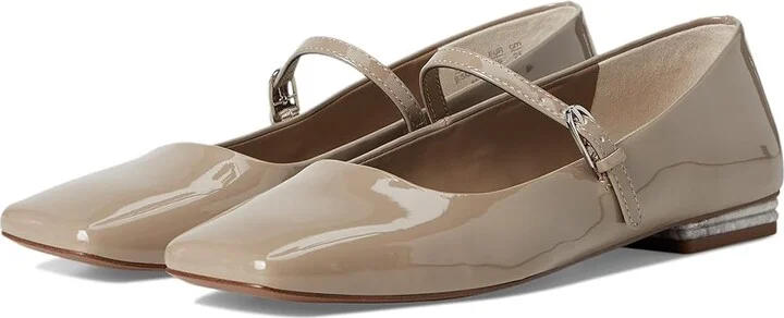 Franco Sarto Tinsley Mary Jane Flats Women's Flat Shoes Marble Grey : 5 M, Faux Leather