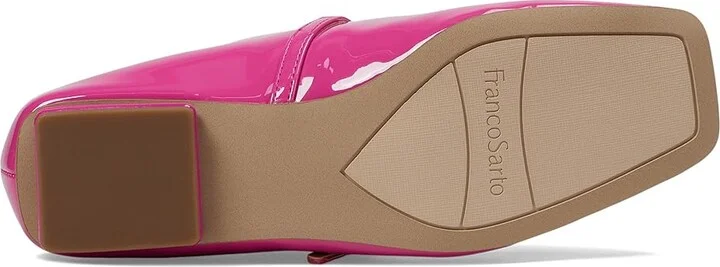 Franco Sarto Tinsley Mary Jane Flats Women's Flat Shoes Pink Patent : 7.5 M, Leather/Rubber - Image 3