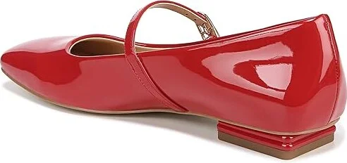 Franco Sarto Tinsley Mary Jane Flats Women's Flat Shoes Red Patent : 6 M, Synthetic - Image 4
