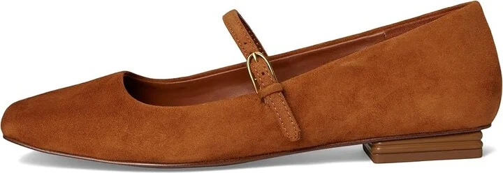 Franco Sarto Tinsley Mary Jane Flats Women's Flat Shoes Saddle Tan : 5 M, Faux Leather - Image 6