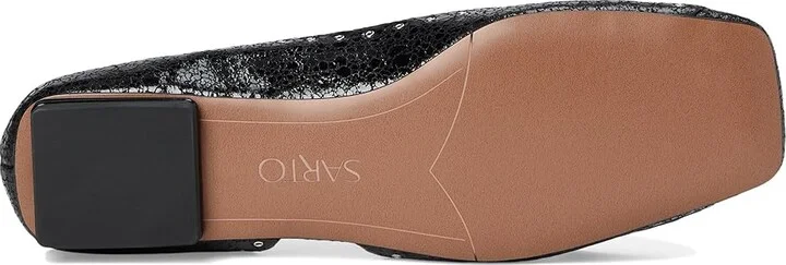 Franco Sarto Tracy Embellished Women's Flat Shoes Black Leather : 9.5 M, Leather/Rubber - Image 3