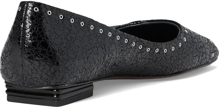 Franco Sarto Tracy Embellished Women's Flat Shoes Black Leather : 9.5 M, Leather/Rubber - Image 4