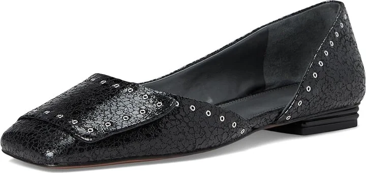 Franco Sarto Tracy Embellished Women's Flat Shoes Black Leather : 9.5 M, Leather/Rubber - Image 5