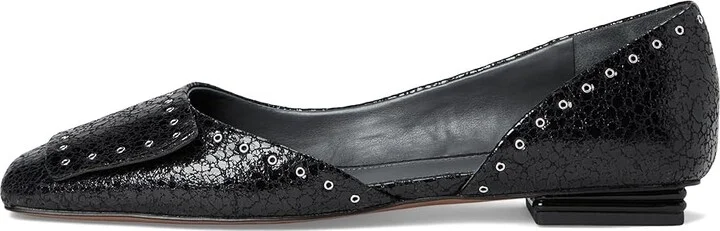Franco Sarto Tracy Embellished Women's Flat Shoes Black Leather : 9.5 M, Leather/Rubber - Image 6