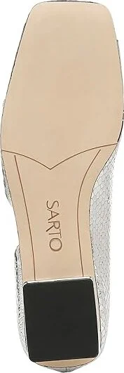 Franco Sarto Tracy Skimmers Women's Shoes Silver Snake Print Leather : 5.5 M - Image 3
