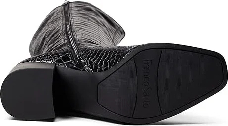 Franco Sarto Tribute Women's Boots Black Croc 2 : 8 W - Image 3