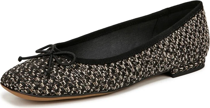 Beige/Black Tweed Fabric