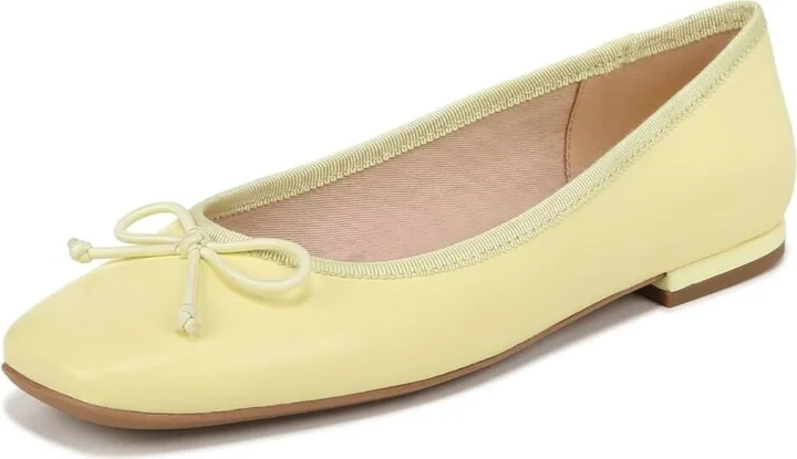 Citron Yellow Leather