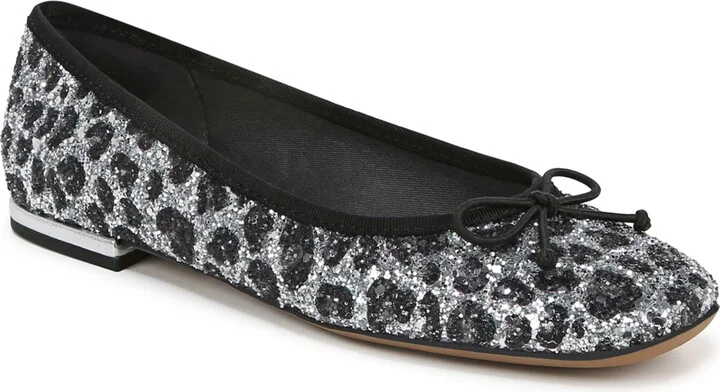 Leopard Print Glitter Fabric