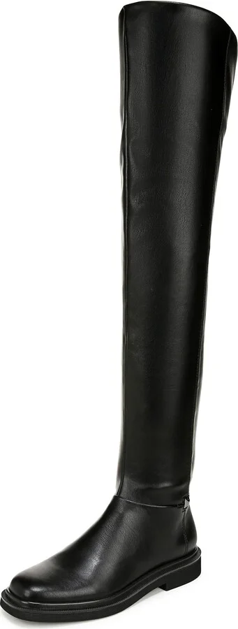 Franco Sarto Womens Angeli Over The Knee Boot Black Stretch 9.5 M