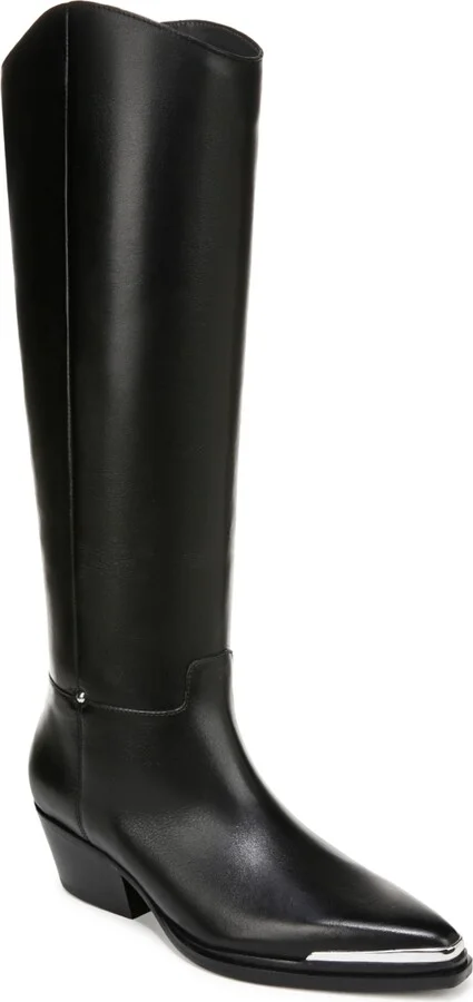 Franco Sarto Women's Billie Pointed Toe Knee High Western Boots