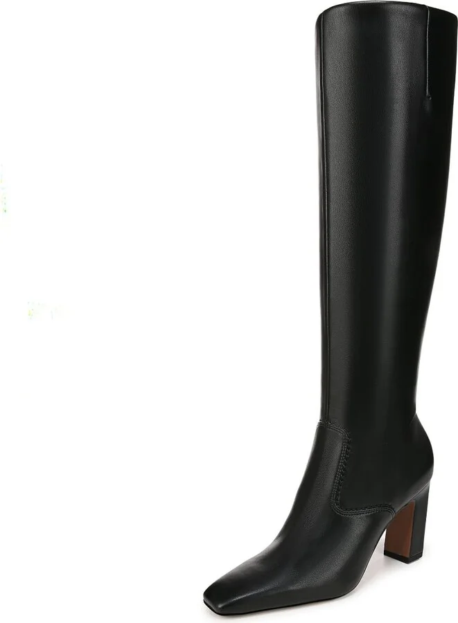 Black Stretch Wide Calf