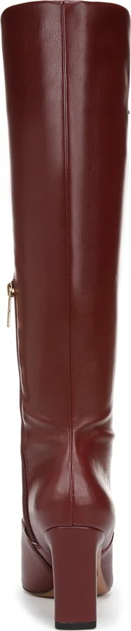 Franco Sarto Women's Bowman Wide Calf Square Toe Knee High Dress Boots - Image 11