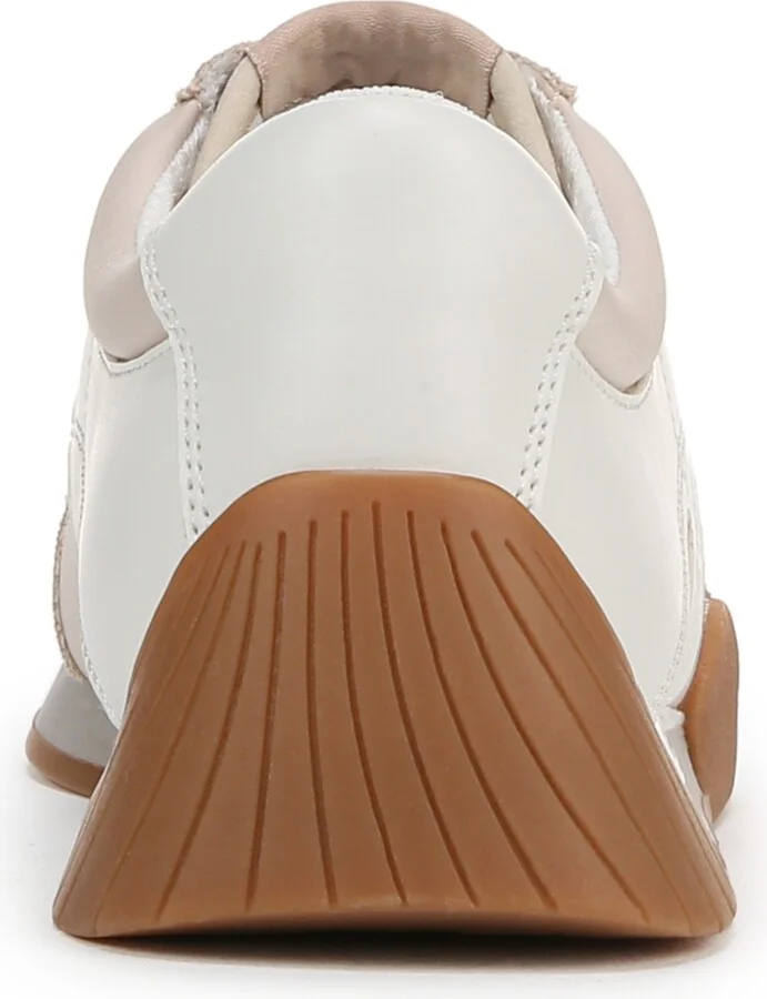 Franco Sarto Women's Brescia Lace Up Jogger Sneakers - Multi Beige Faux Leather/Fabric - Image 3