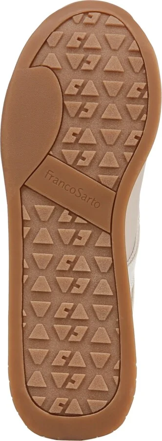 Franco Sarto Women's Brescia Lace Up Jogger Sneakers - Multi Beige Faux Leather/Fabric - Image 5