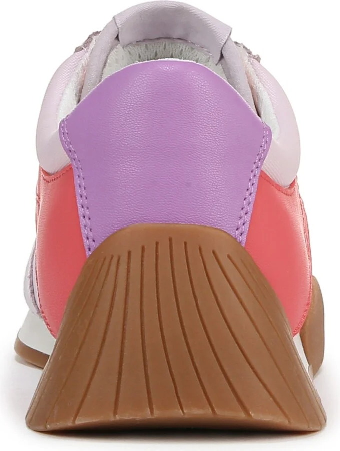 Franco Sarto Women's Brescia Lace Up Jogger Sneakers - Multi Beige Faux Leather/Fabric - Image 7
