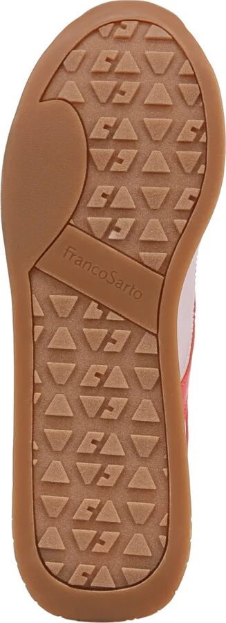 Franco Sarto Women's Brescia Lace Up Jogger Sneakers - Multi Beige Faux Leather/Fabric - Image 9