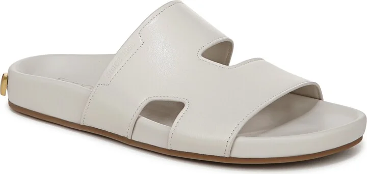 Chiffon White Leather