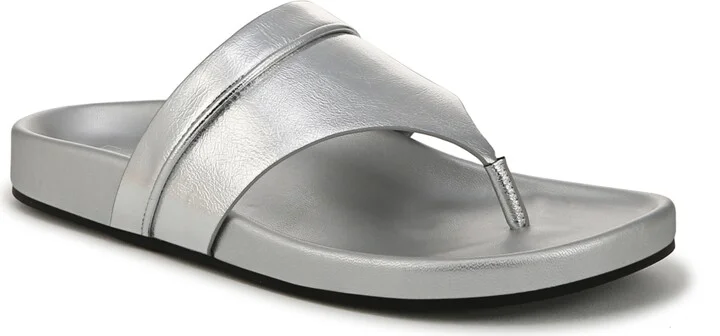 Franco Sarto Women's Brooks Open Round Toe Thong Sandals