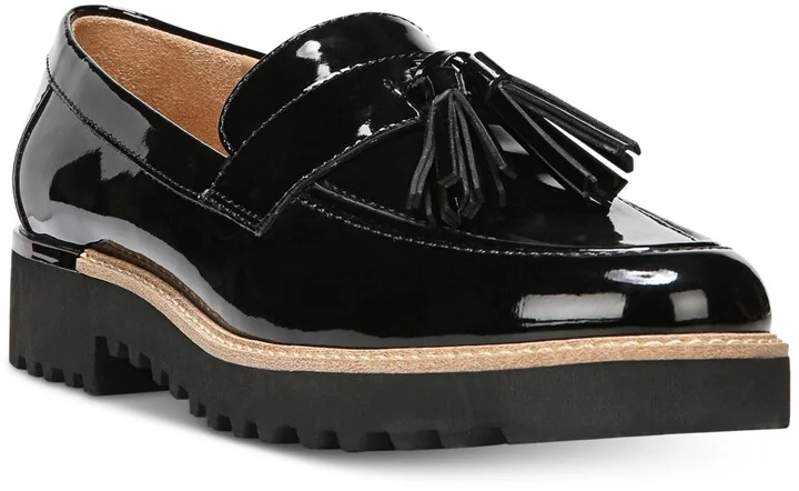 Black Faux Patent