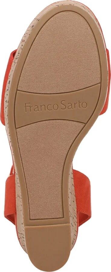 Franco Sarto Women's Celeste 2 Open Toe Strappy Wedge Sandals - Image 9