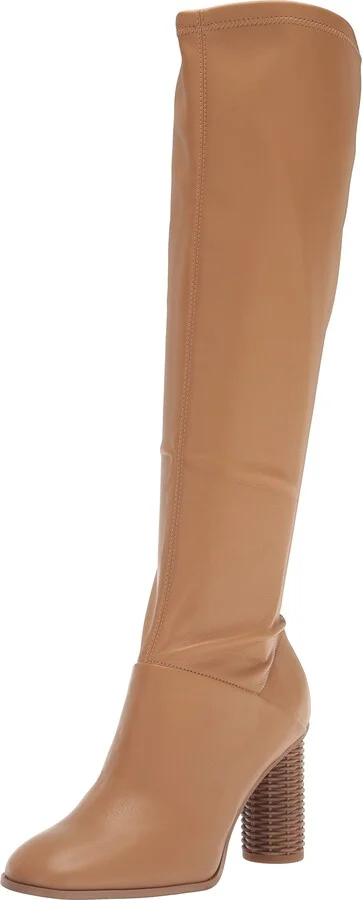 Franco Sarto Womens Cindy Tall Wide Calf Knee High Boot Camel 8 M