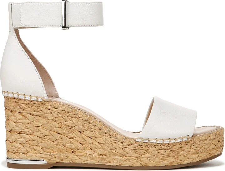 Franco Sarto Women's Clemens Espadrille Wedge Sandals - Tan/Black Fabric - Image 6
