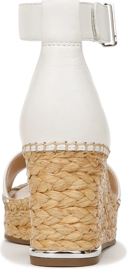 Franco Sarto Women's Clemens Espadrille Wedge Sandals - Tan/Black Fabric - Image 7