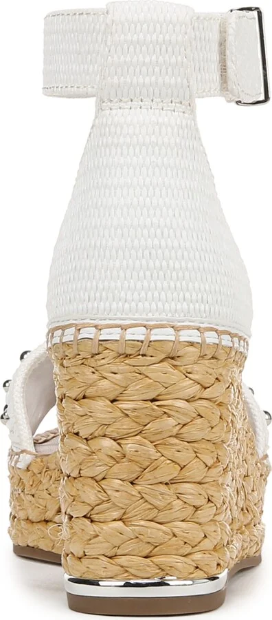 Franco Sarto Women's Clemens Raffia Espadrille Wedge Sandals - Image 3